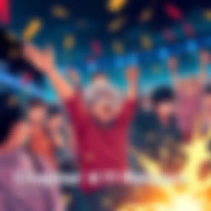 Fans celebrating the anticipated release of Chapter 411 with characters Gon and Killua in the background