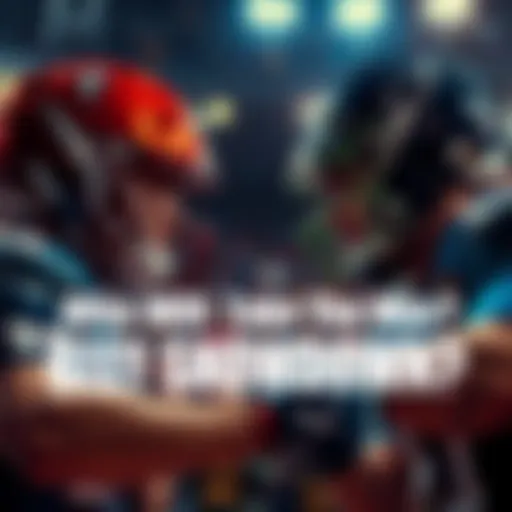 Two teams facing off in a competitive game, showcasing determination and passion from players and fans.