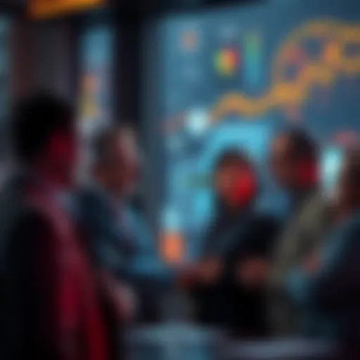 Experts Discuss Future Outcomes Group of experts sharing insights on the future of society in 2026