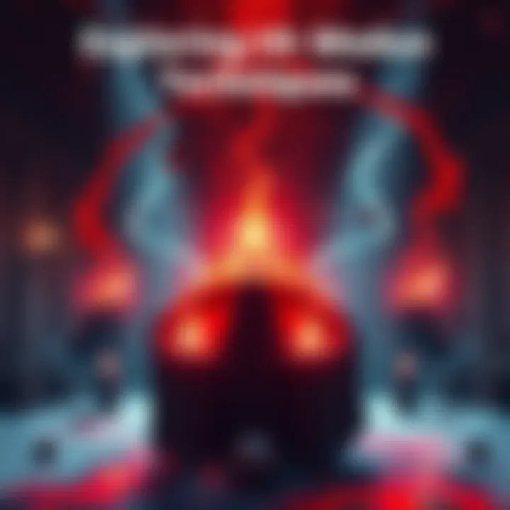 Exploring Modulo Techniques Illustration of various magical techniques like Blood Manipulation and Cursed Speech in a mystical setting