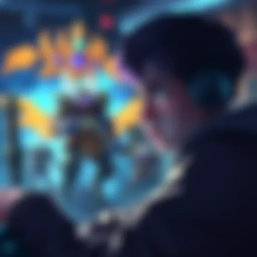 A free-to-play player looks sad while staring at their screen after failing to summon a desired unit in a game.