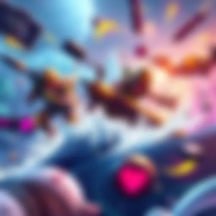 An exciting Free-to-Play unit graphic featuring vibrant colors and dynamic action elements, engaging players in a popular game.