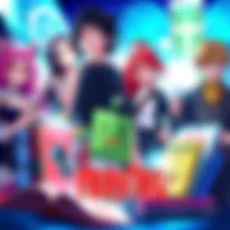 Fairy Tail Fans Recommendations A vibrant illustration showcasing key Fairy Tail characters with books and DVDs representing series recommendations for new fans.