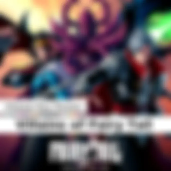 A collection of dynamic villain characters from the Fairy Tail universe, showcasing their unique designs and powers, ready for battle.