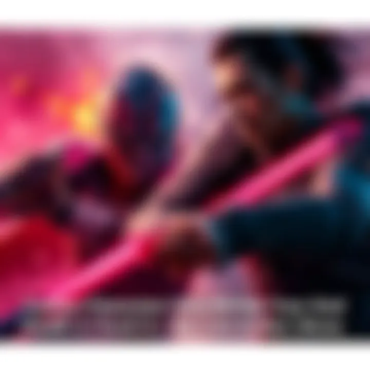 Chew Gem and Igaram in battle moments before their deaths in the live-action series