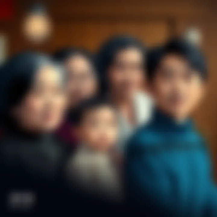 Family Portrait A family portrait showing Megumi and her connections, with a timeline marking her age at death and Yuka's birth.