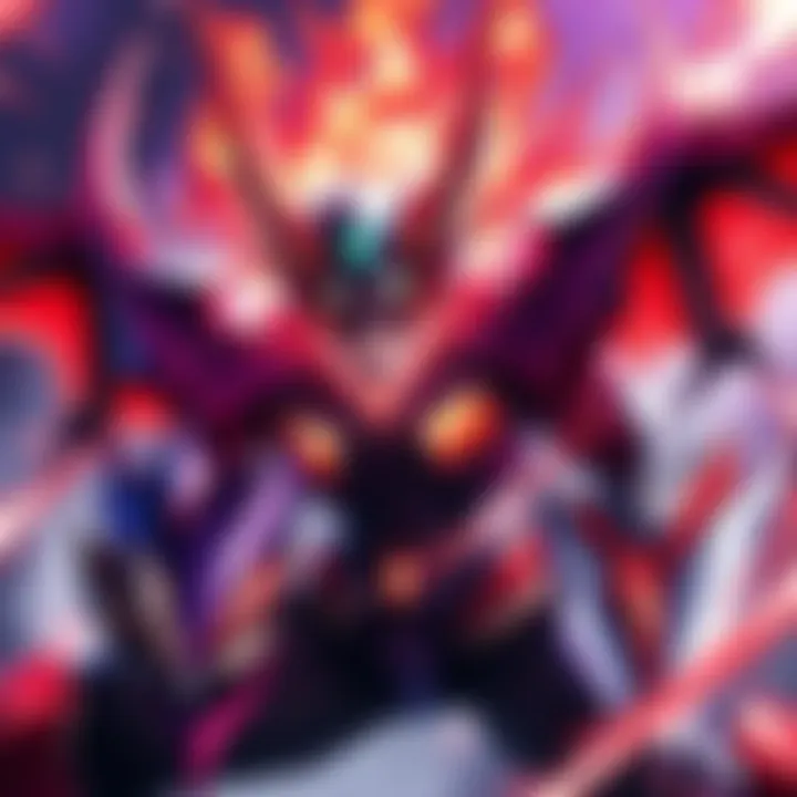 Artistic depiction of Bomb Devil's transformation by HarutoYumaArts, showcasing bold colors and dynamic design.