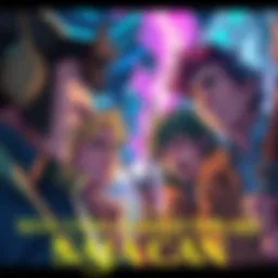 A colorful and detailed artwork by ducartoon showing characters in an intense scene, capturing fans' attention and emotion.
