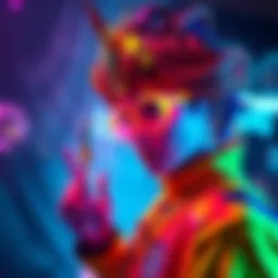 Vibrant fan colorings displayed together, highlighting creativity and artistic style.
