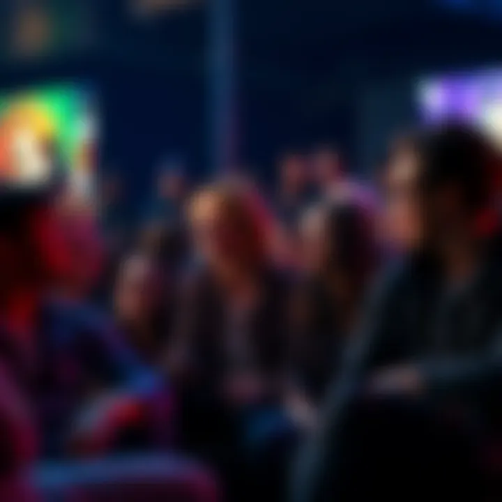 A group of fans passionately discussing retcons in a television show, showing different opinions and theories.