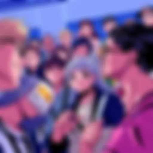 A group of manga fans discussing Ignia's character arc, showing mixed emotions and opinions