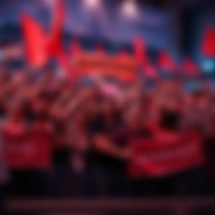A group of fans holding banners and signs in support of Aldebaran, showing their loyalty despite criticism.