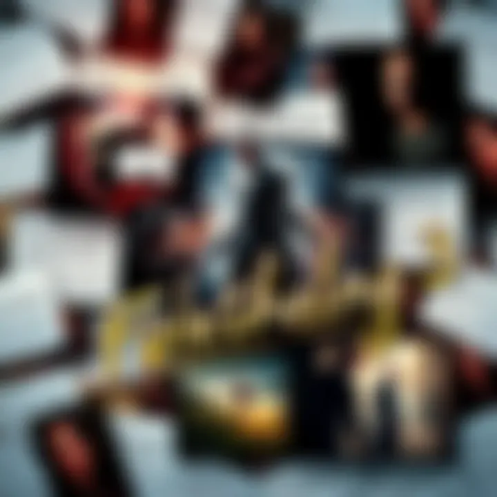 Collage of fan suggestions for the Season 3 finale, featuring scenes like the Odin corridor and flashbacks, surrounded by discussion posts from forums.