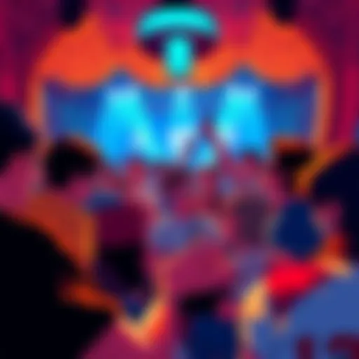 A group of fans gathered together, sharing their favorite original soundtracks during the 11th anniversary celebration, filled with joy and music.