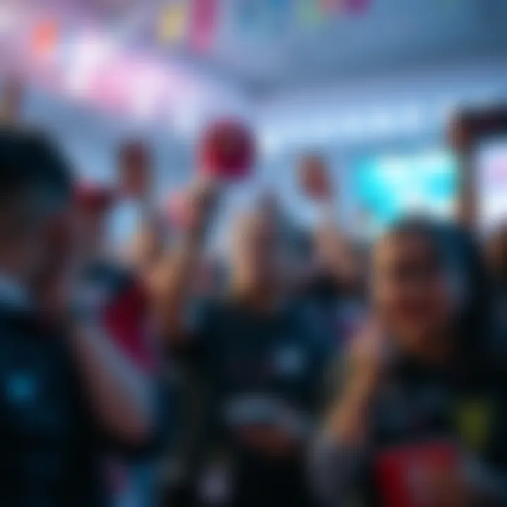 A group of fans holding merchandise and expressing sadness over Dandadan ending, with emotional expressions on their faces.