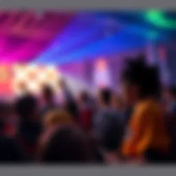 Fans Celebrate Dragon Ball Legends A group of Dragon Ball Legends fans joyfully gathering at an event, sharing their love for the game and expressing gratitude.