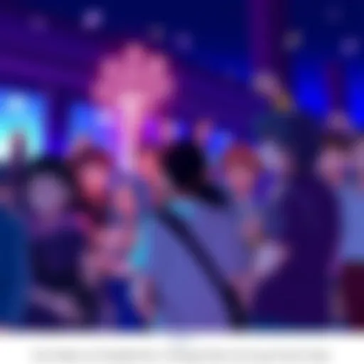 A group of excited fans gathered, discussing and sharing hopes about a potential Part 3 manga announcement during an anime finale.