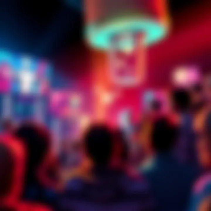 Fans Debate Frieren's Power Level A vibrant discussion among fans analyzing Frieren's abilities with colorful graphics illustrating star-level power concepts.