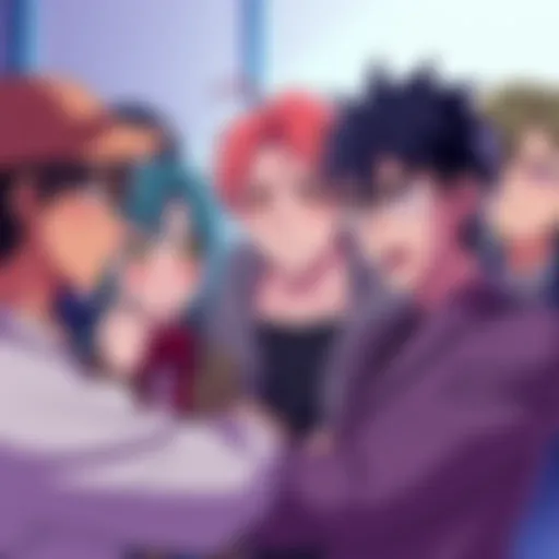 A group of fans discussing Aki and Reze with various expressions of frustration and excitement