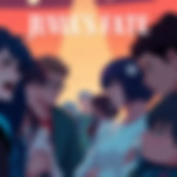 Fans expressing emotions and discussing Juvia's fate after her apparent death, with Gray in the background looking concerned