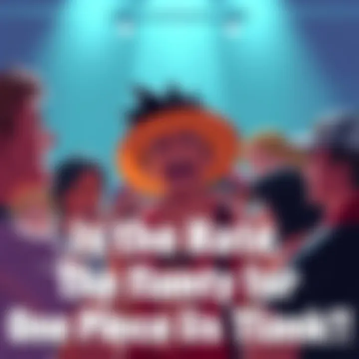 Group of fans sharing opinions about One Piece and creator Oda's decisions in a lively debate.