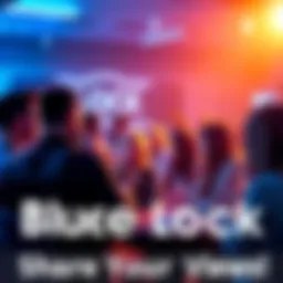A group of fans sharing thoughts about Blue Lock in a lively forum