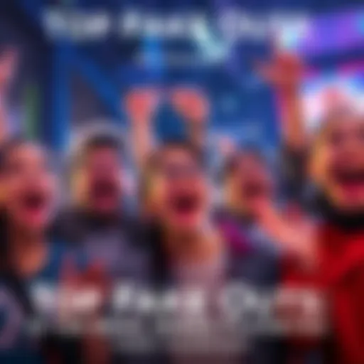 A group of fans excitedly sharing their favorite shocking moments from a popular series, expressing surprise and enthusiasm