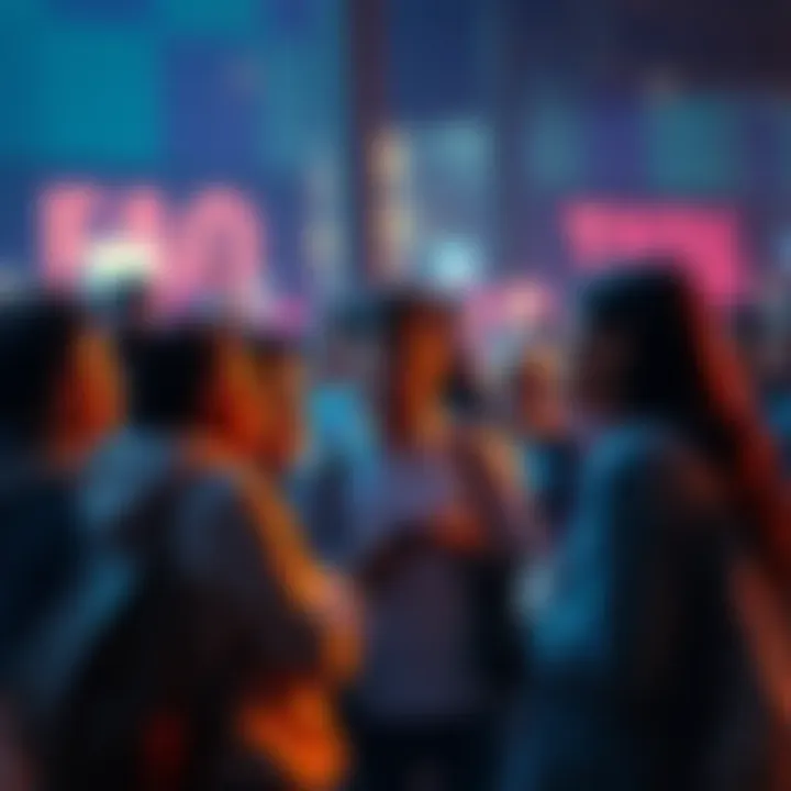 Group of people engaging in conversation about the total number of chapters in a popular series