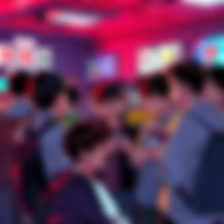 A group of fans sharing their thoughts on the Shonen Jump app in a lively discussion