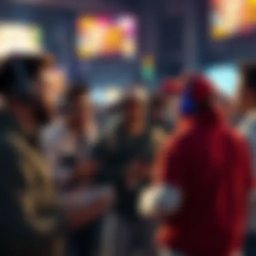 A group of fans engaged in conversation about their least favorite Z Fighters, sharing opinions and thoughts.
