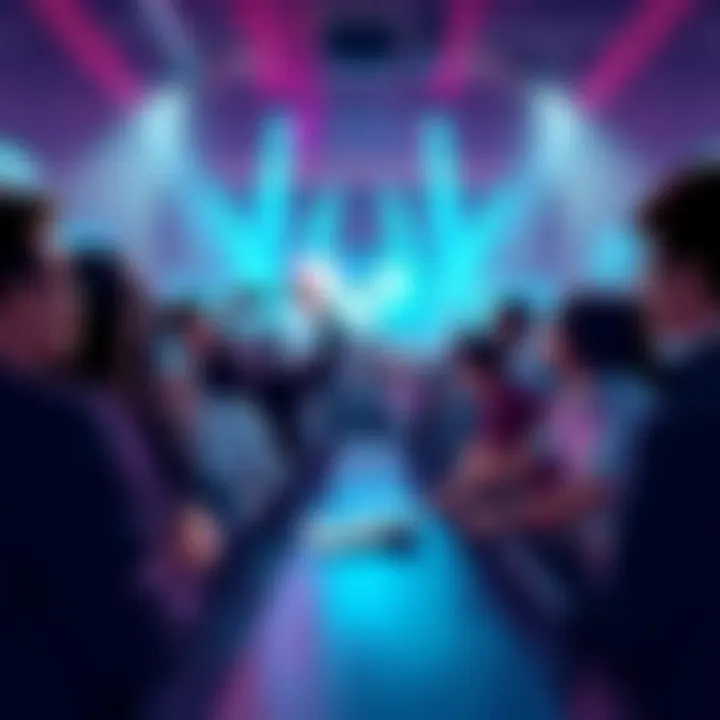 Fans Excited for New Chapters Eager fans gathering around to discuss upcoming chapter releases, showing their excitement and anticipation.