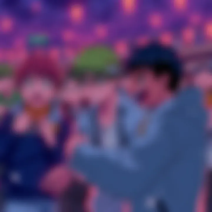 Fans react angrily to a character's survival in a popular anime episode, showing signs of frustration and disappointment.