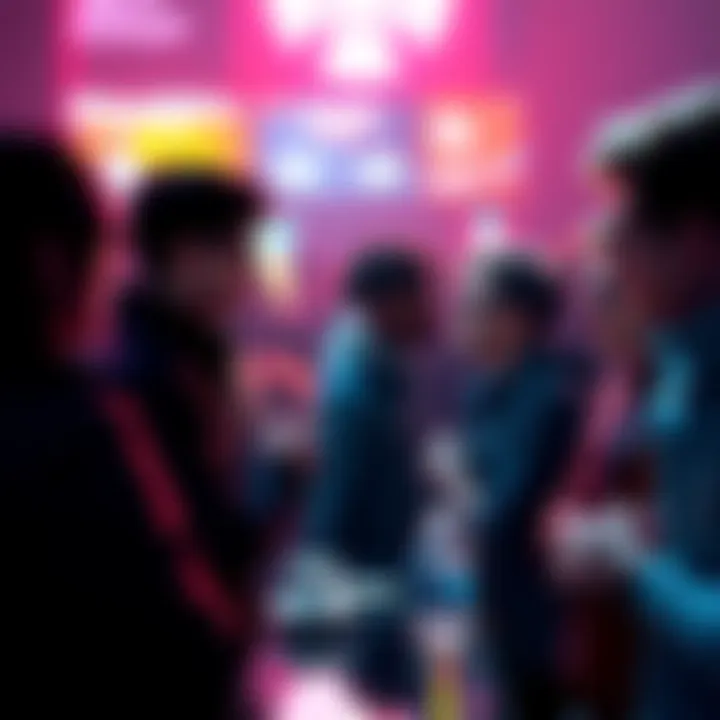 Group of fans discussing BlackSun and Blake's character at a forum