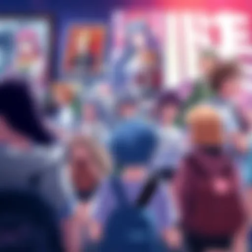 A group of fans discussing their confusion about the missing dub for season 2 of A Certain Magical Index, surrounded by posters of the anime.