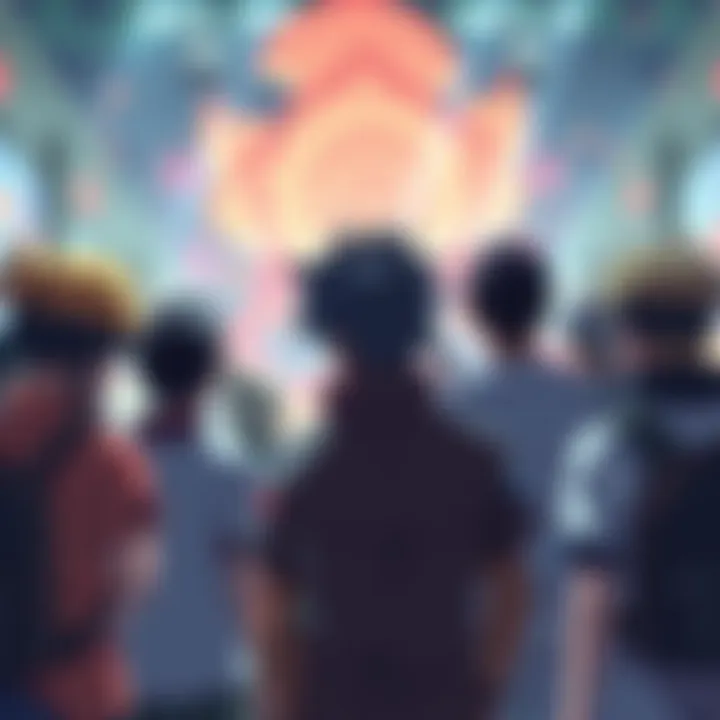 Group of fans discussing and reacting to misleading Boruto spoilers about Naruto and Sasuke.