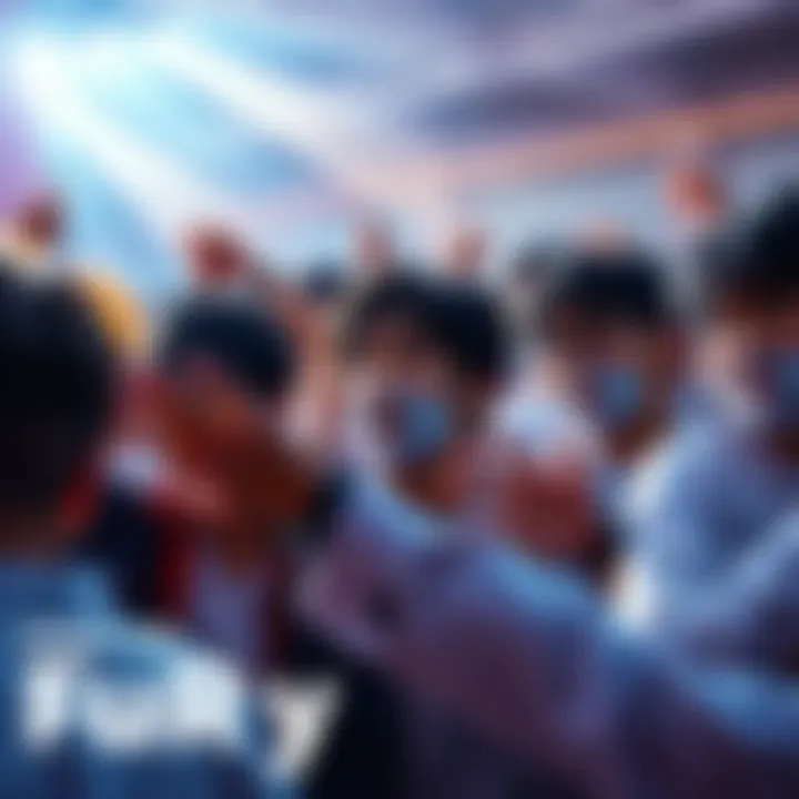 Group of fans expressing anger over FuRyu's recent choices at an event