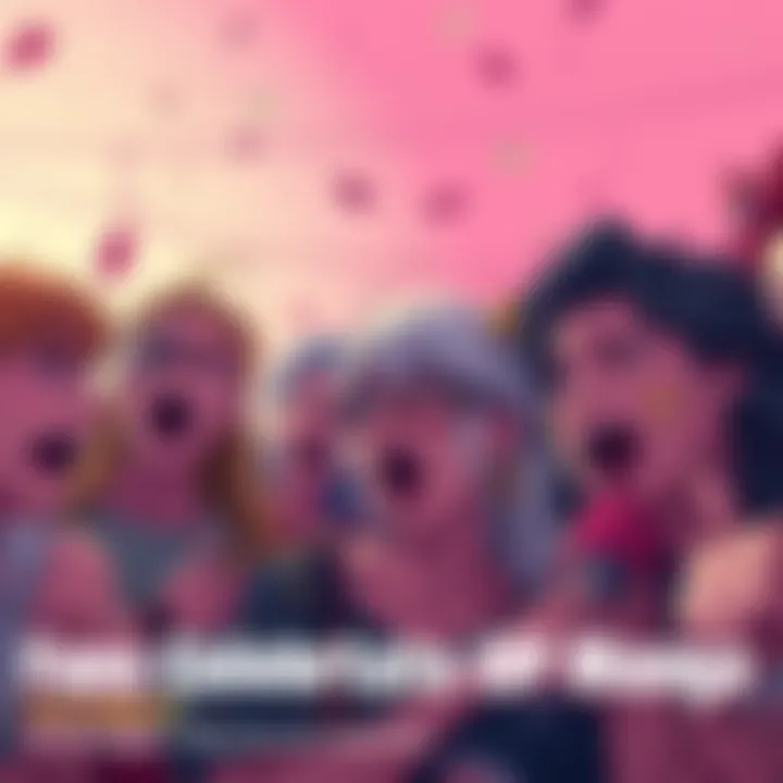 Fans Celebrate OP Manga A group of fans discussing the OP manga's top ranking on forums, with excitement and humor in their expressions.