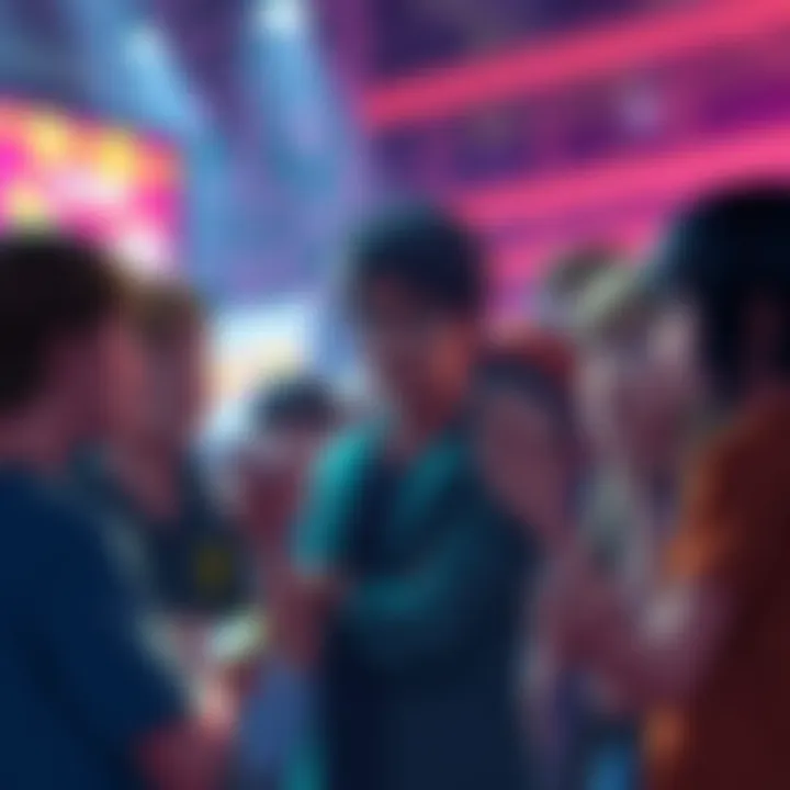 Group of fans discussing their worries about the live-action portrayal of Alabasta's main character, showing expressions of concern and excitement.