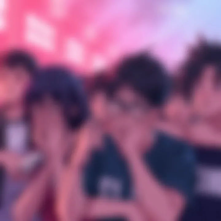 Group of fans expressing disappointment after reading the manga's final chapters