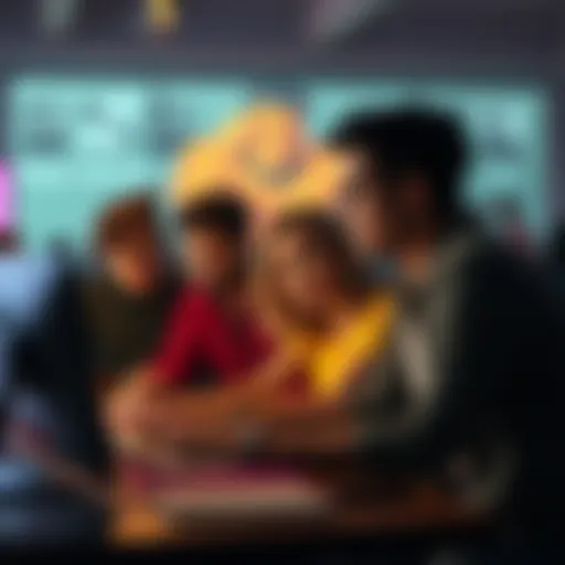 Group of fans sharing thoughts on a computer about the Season 2 trailer of a live-action series