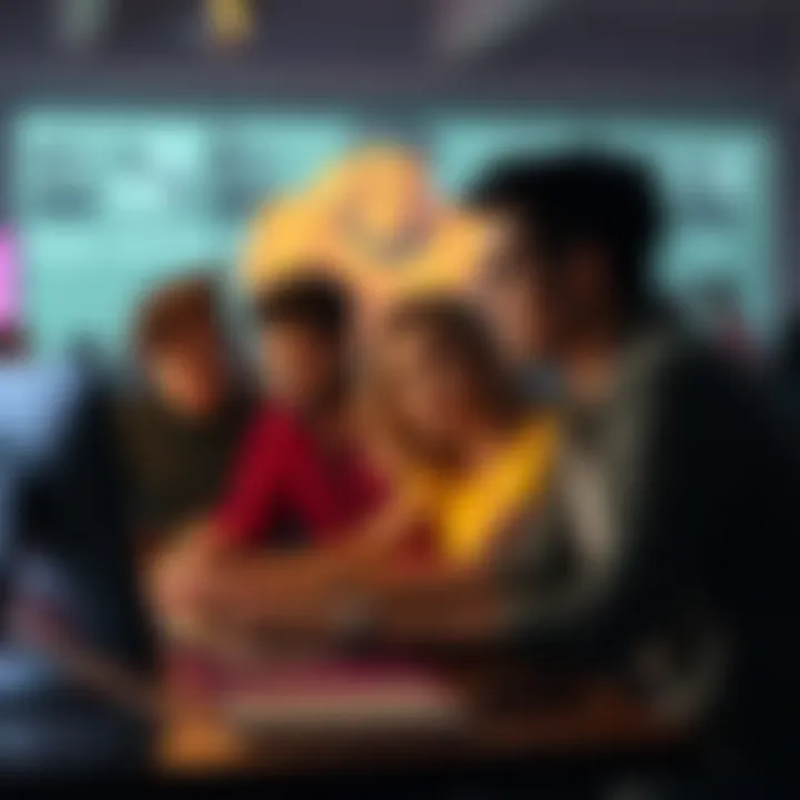 Group of fans sharing thoughts on a computer about the Season 2 trailer of a live-action series