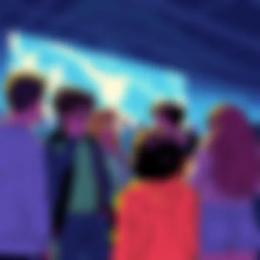 A group of fans eagerly talking about their favorite pages from Chapter 1515 of the series.