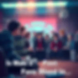 A group of fans passionately debating Maki's role and victories in a forum setting