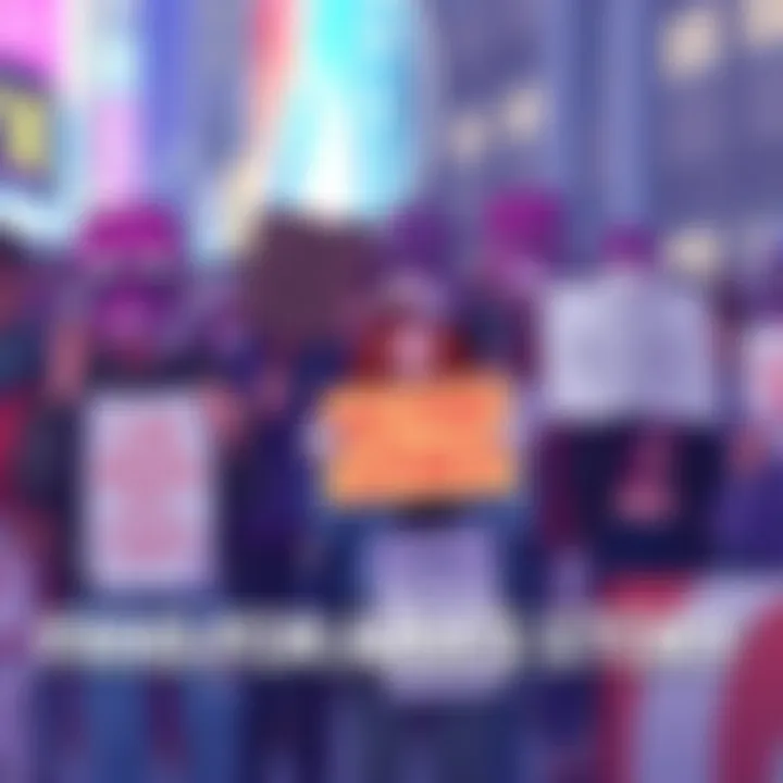 Passionate fans hold signs demanding a faithful adaptation of Aira's story, sharing their favorite moments together.