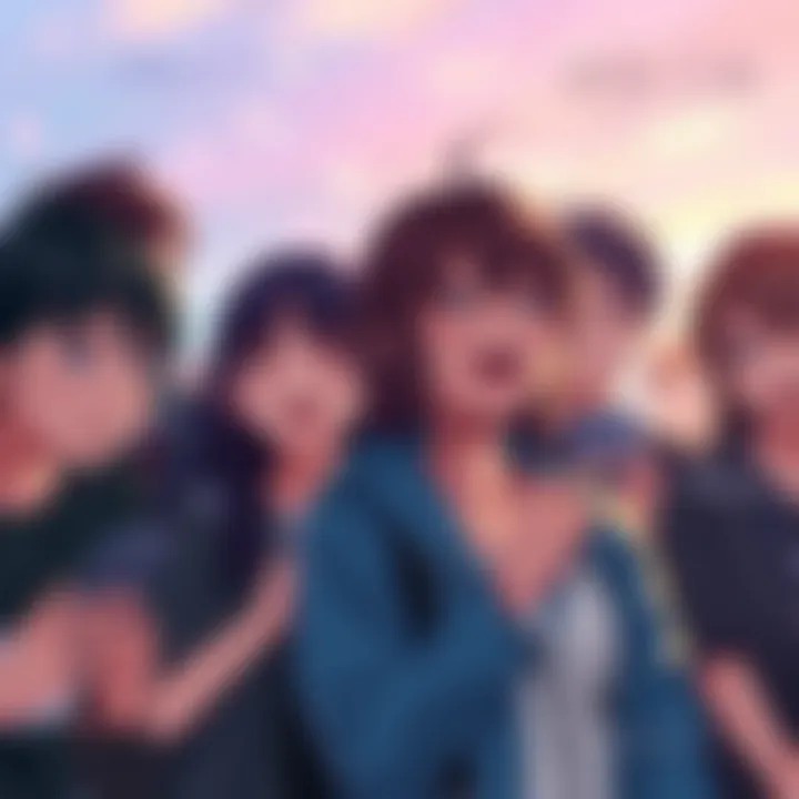 Fans react to Megumi's fate A group of fans discussing Megumi's potential death from JJK with mixed emotions, some looking sad and others appearing joyful.