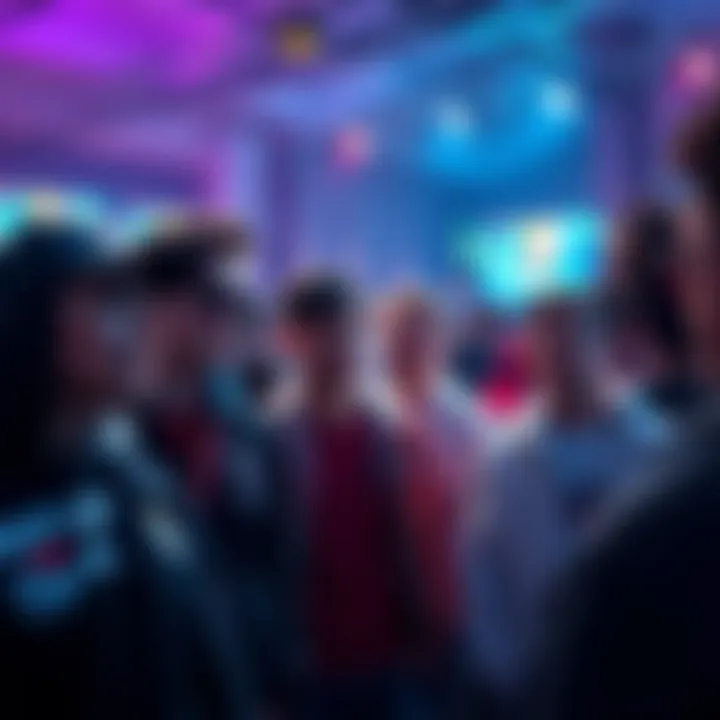 Group of fans expressing mixed feelings about the future of Plats Legends in a community setting