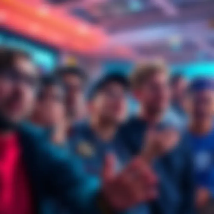 A diverse group of fans discussing the Vol.10 announcement, showing mixed emotions of excitement and concern.