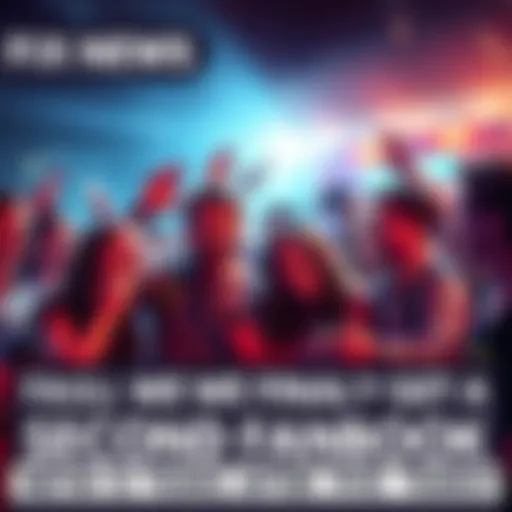 Group of fans discussing a potential second fanbook release, showing enthusiasm and anticipation