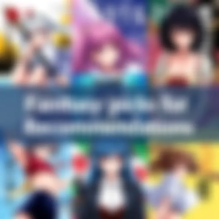 A collage of selected fantasy manga covers featuring strong female characters, inviting new readers to explore the genre.