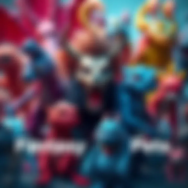 A colorful collection of unique fantasy monsters, each with quirky features, showcasing potential pets in a magical world.